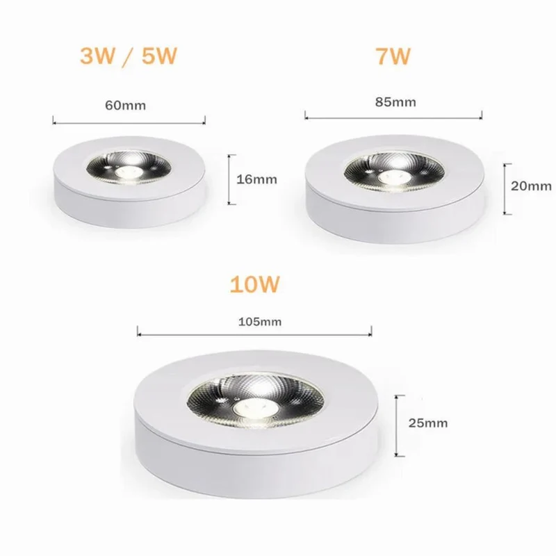 Spot Encastrable LED 220V Sans Transformateur – Ultra Mince, 80°