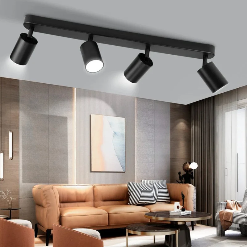 Spot Dimmable avec Variateur en Rail – 3 Ambiances, Salon Dressing