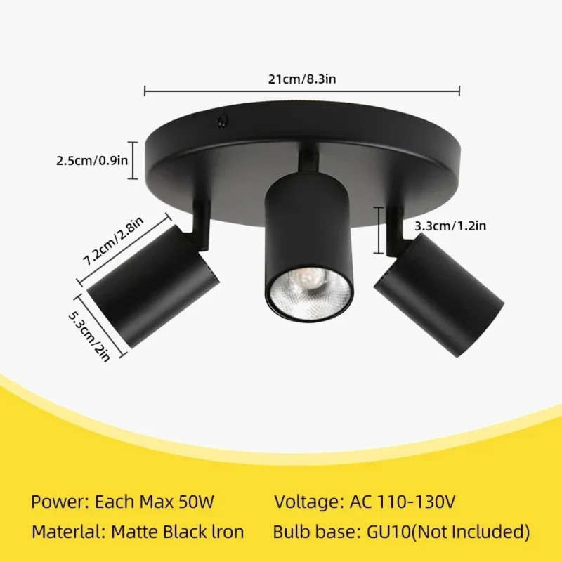 Spot Dimmable avec Variateur en Rail – 3 Ambiances, Salon Dressing