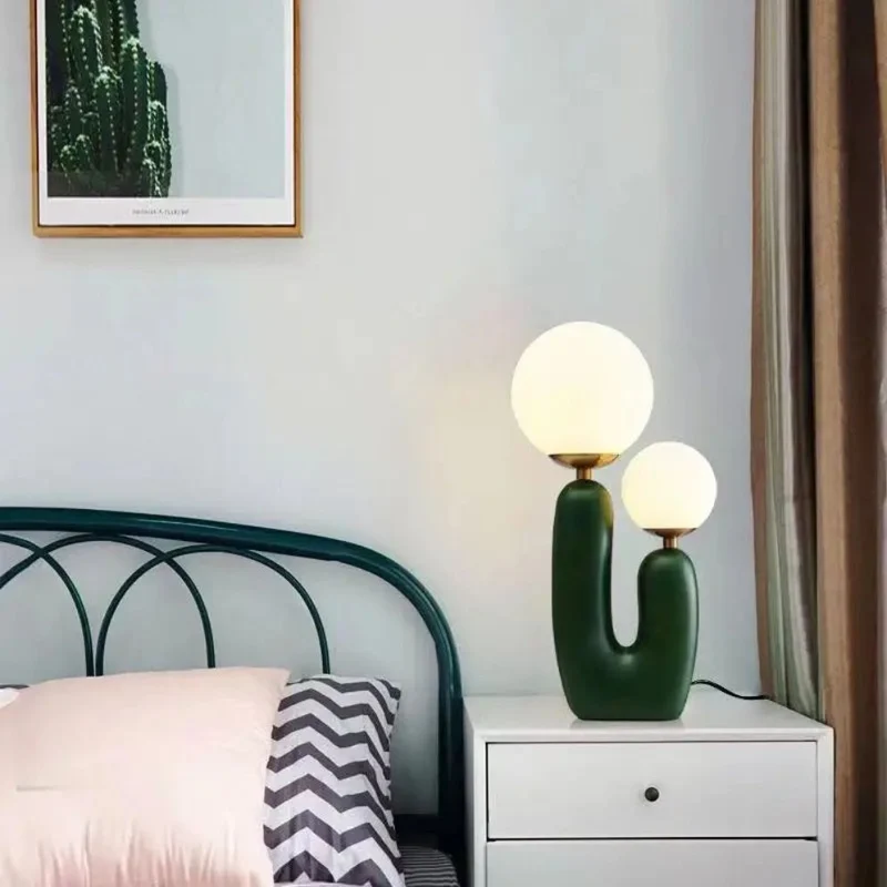 Lampe Originale à Poser en Forme de Cactus – Douce Ambiance Enfant