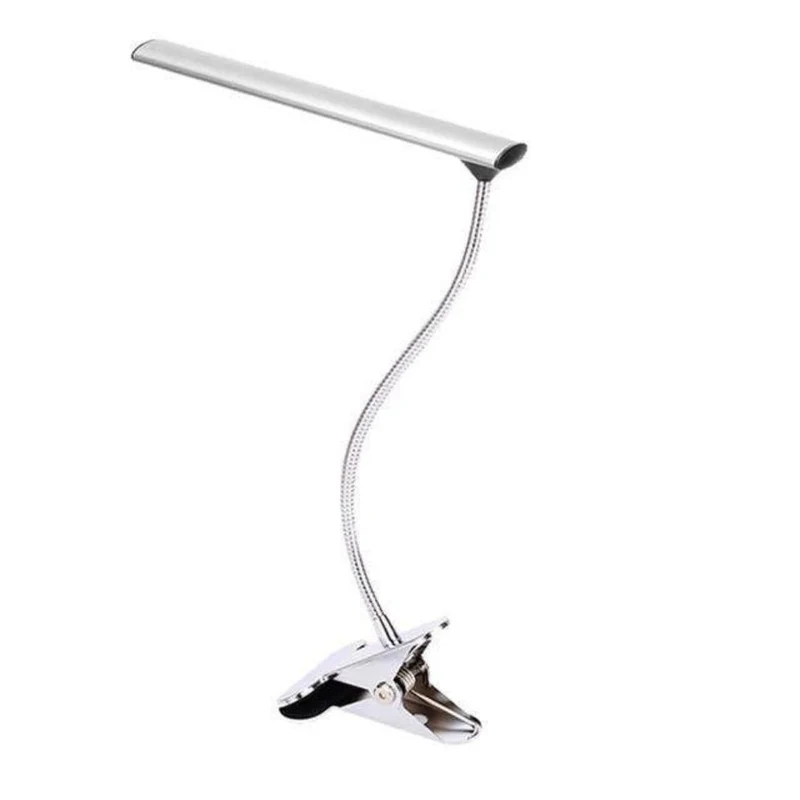 Lampe de Bureau à Pince en Aluminium Modern Usb