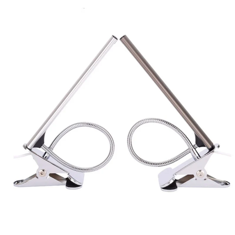 Lampe de Bureau à Pince en Aluminium Modern Usb