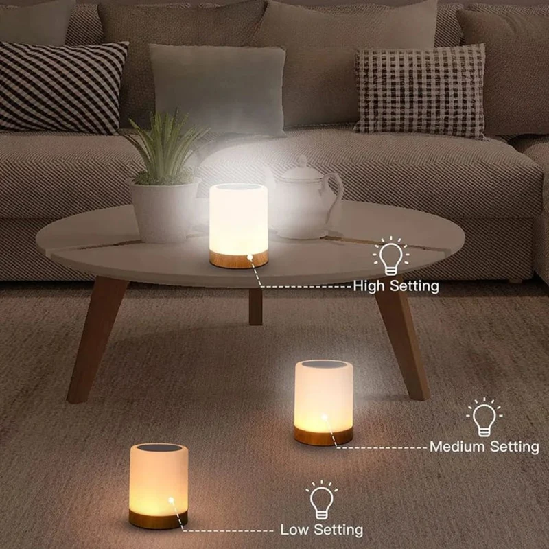 Lampe de chevet ou bureau led design en rondeur