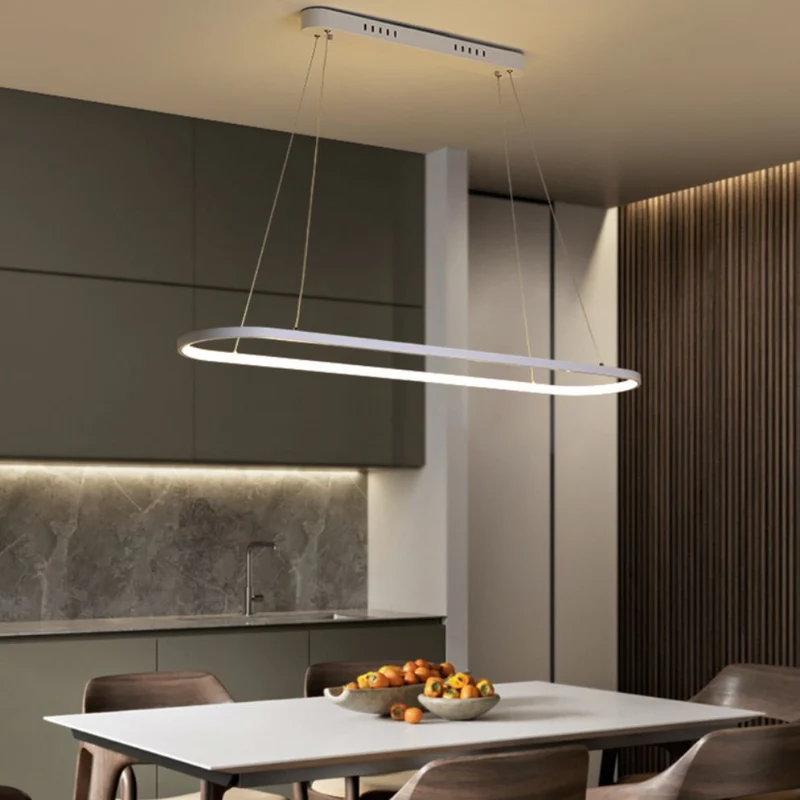 Suspension Rectangulaire en Métal – Noir Industriel ou Blanc Scandinave