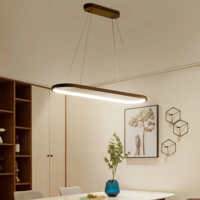 Suspension Rectangulaire en Métal – Noir Industriel ou Blanc Scandinave
