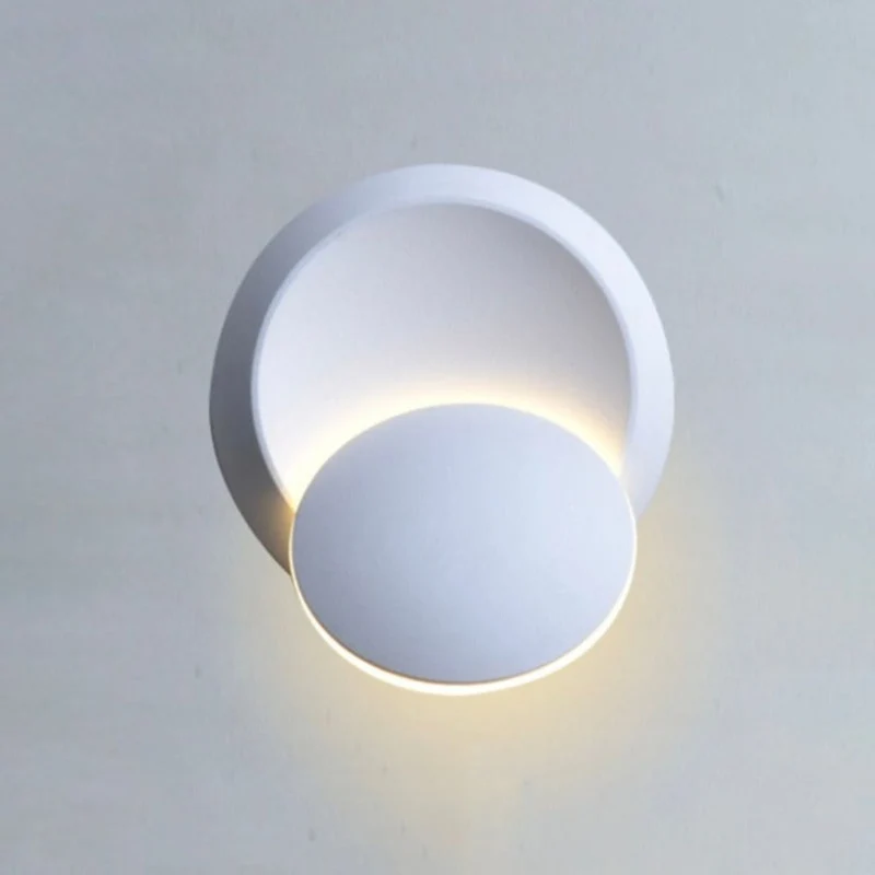 Applique Murale Ronde Eclipse Dorée – Halo Lumineux Luxueux