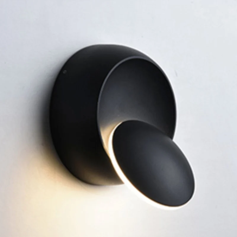 Applique Murale Ronde Eclipse Dorée – Halo Lumineux Luxueux