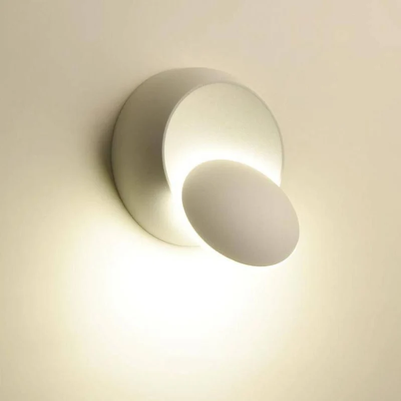 Applique Murale Ronde Eclipse Dorée – Halo Lumineux Luxueux