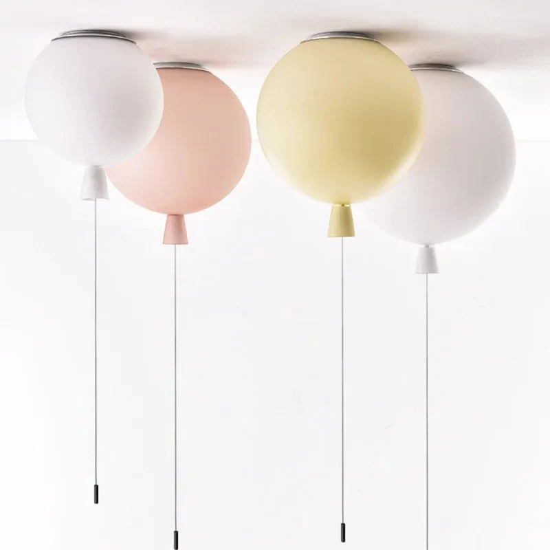 Plafonnier pour Chambre Enfant Ballons LED – 10 Couleurs Décoratives