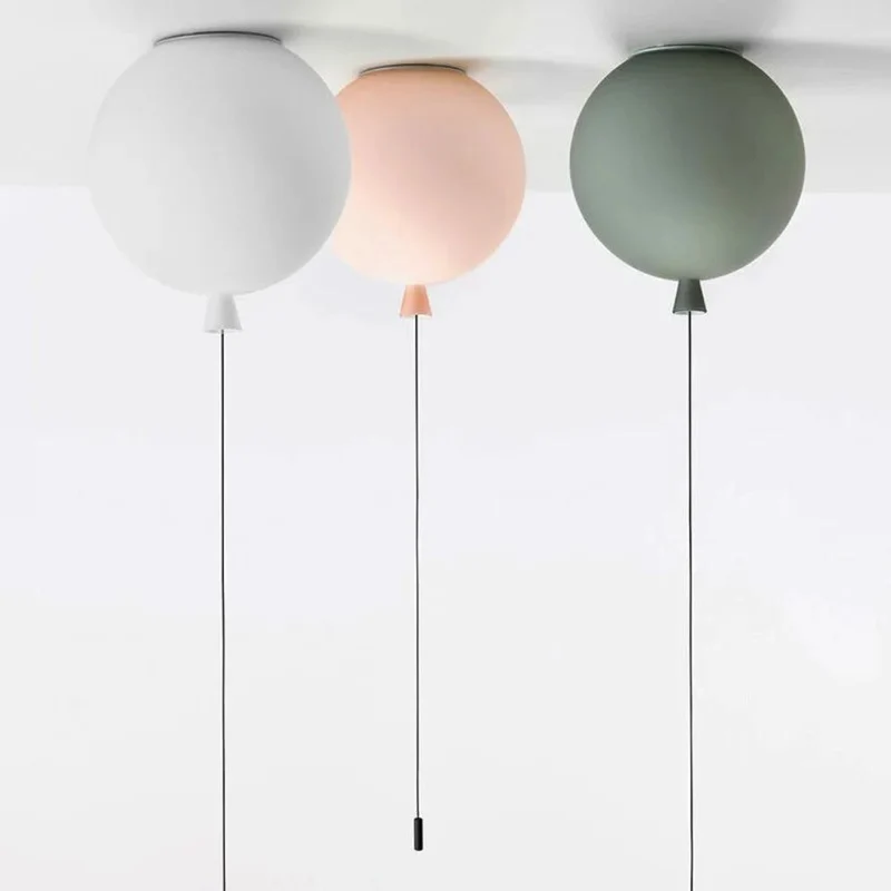 Plafonnier pour Chambre Enfant Ballons LED – 10 Couleurs Décoratives