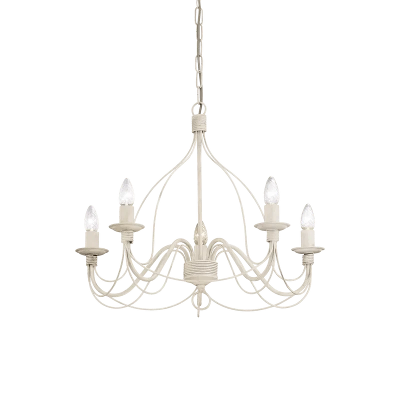 Suspension CORTE-SP5 blanche effet antique