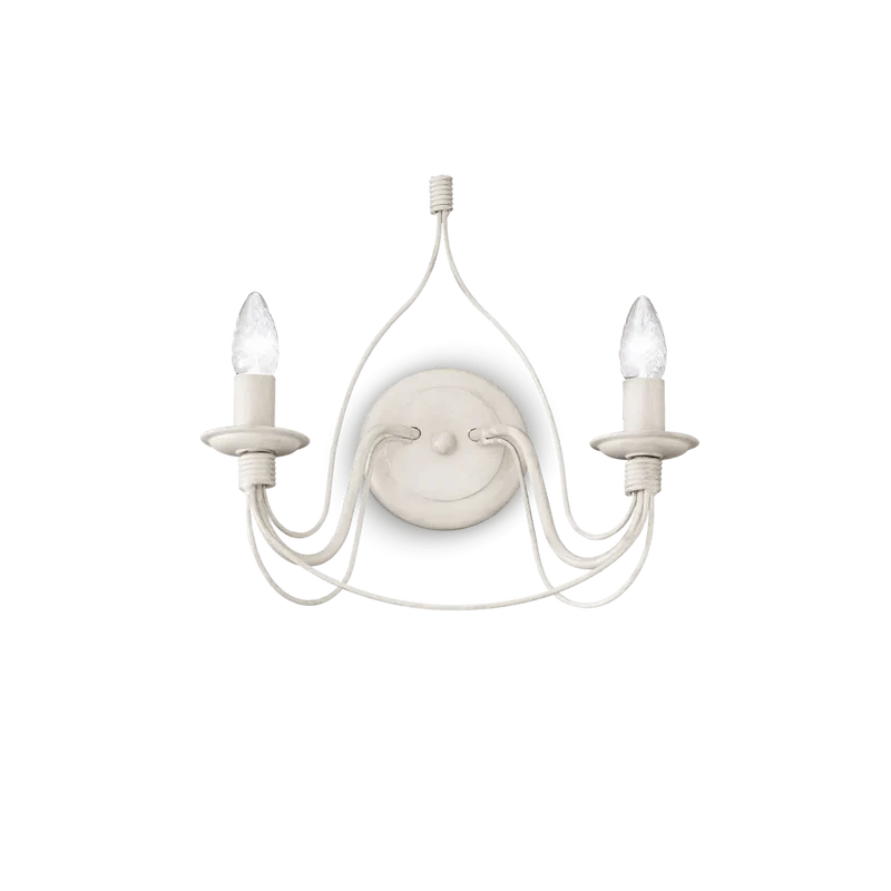 Applique Murale CORTE blanche effet antique