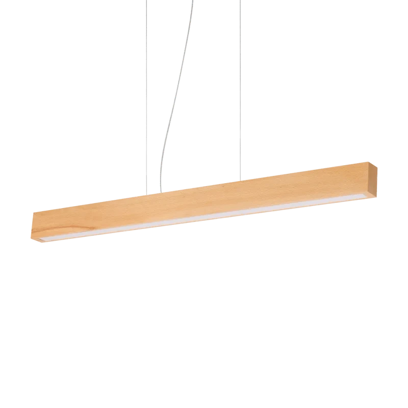 Luminaire suspendu en bois naturel pour une ambiance authentique