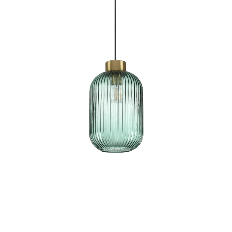 Suspension MINT-1-SP1 verre soufflé vert