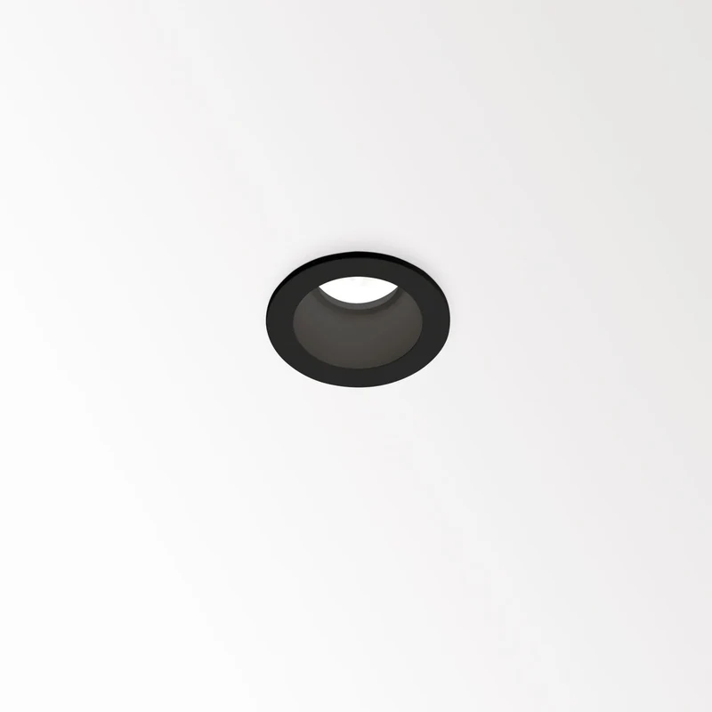 Deltalight Microspy IN 92715 Recessed Spotlight (Black, 2700K, 15°)
