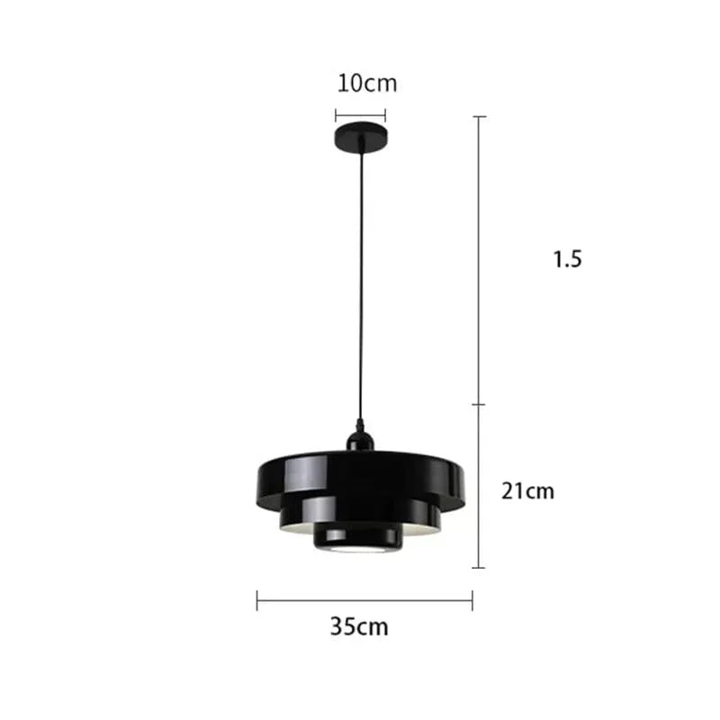 Suspension LED Vintage Rouge