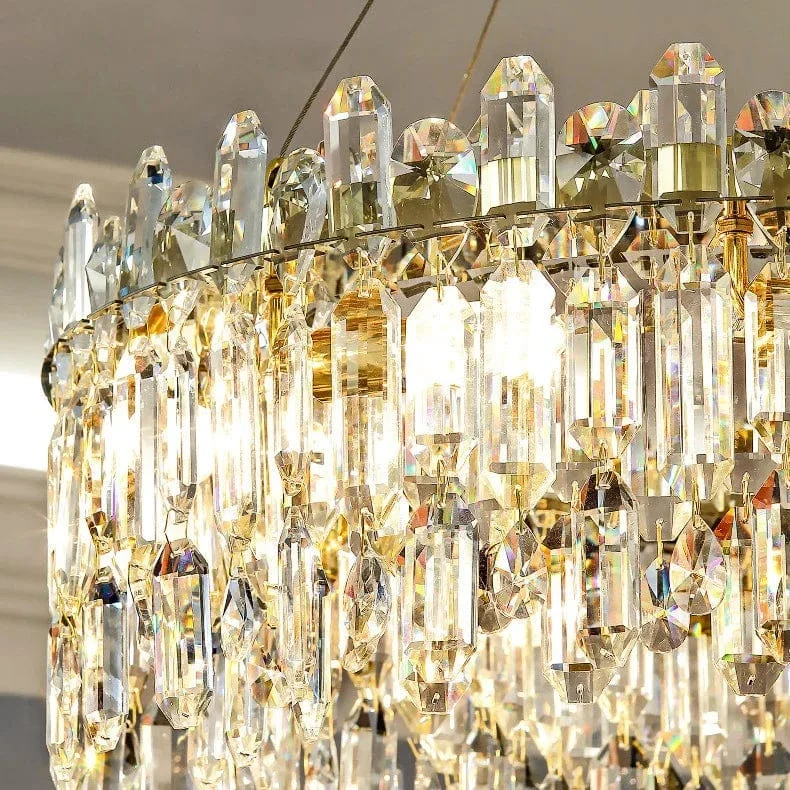 Lustre Suspension Cristal Contemporaine