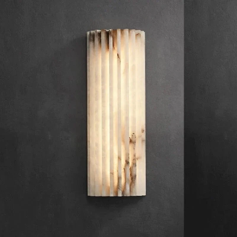 Modern Minimalist Marble Wall Lamp Bedside Lamp Bedroom Italian Style Light Luxury Designer Personalized Living Room TV Sconce