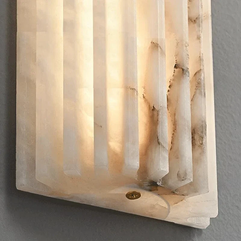 Modern Minimalist Marble Wall Lamp Bedside Lamp Bedroom Italian Style Light Luxury Designer Personalized Living Room TV Sconce