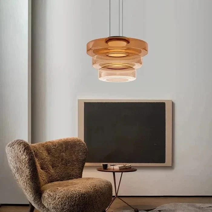 Suspension LED en Verre Cuisine