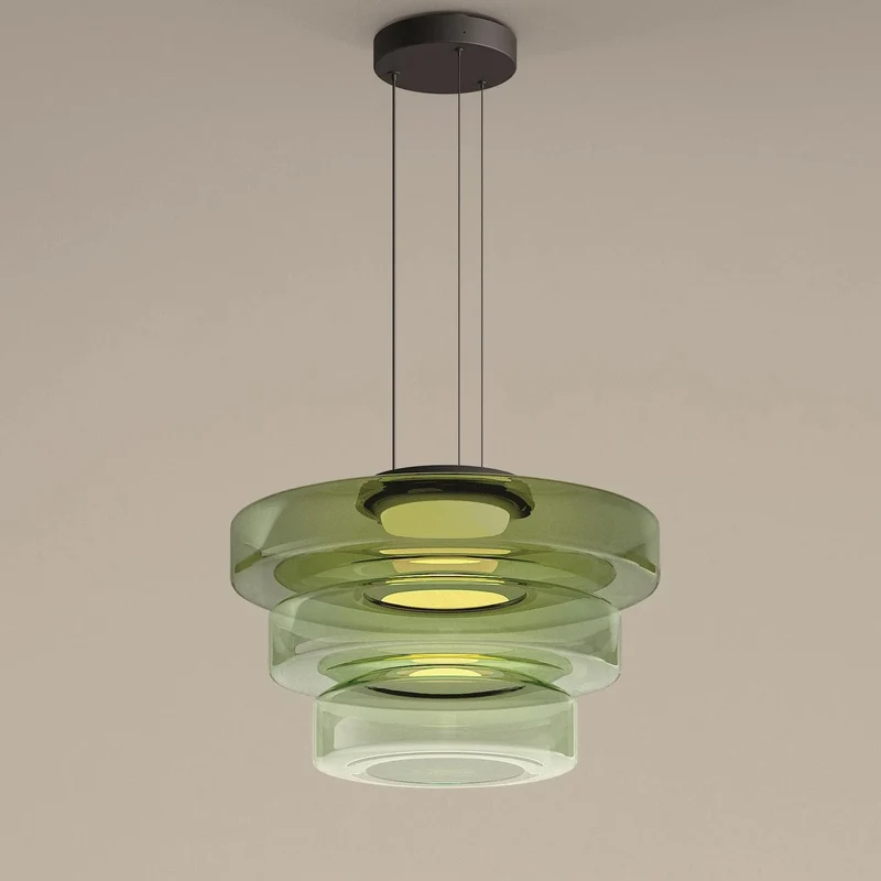 Suspension LED en Verre Cuisine