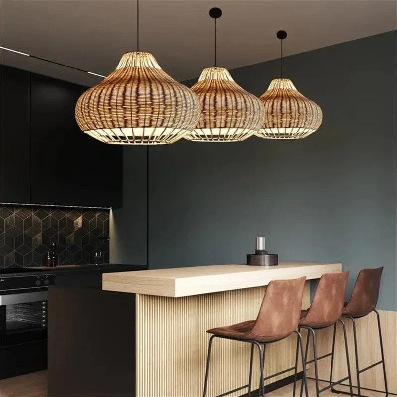 OUTELA Hanging Pendant Lights Modern LED Artistic Fixture For Living Tea Room Bedroom