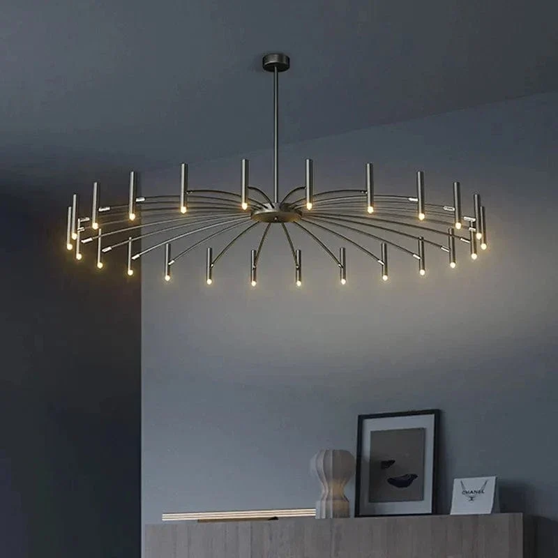 Modern Living Room Led Ceiling Chandelier Metal Black Gold G9 for Bedroom Home Decor Pendant Lamps Lighting Lusters Luminaires
