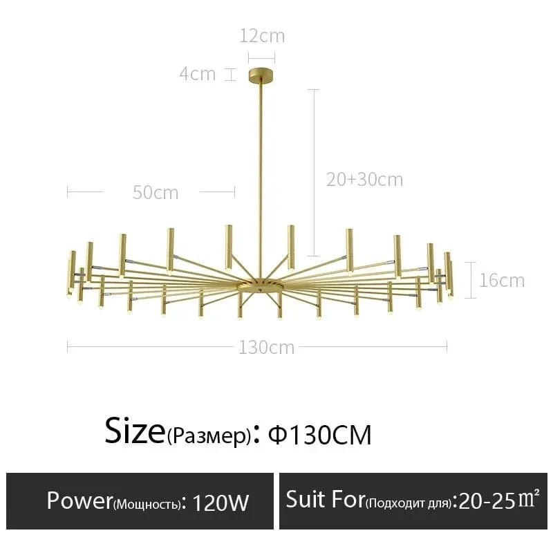 Modern Living Room Led Ceiling Chandelier Metal Black Gold G9 for Bedroom Home Decor Pendant Lamps Lighting Lusters Luminaires