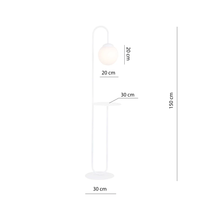 Lampadaire Boule Sur Pied