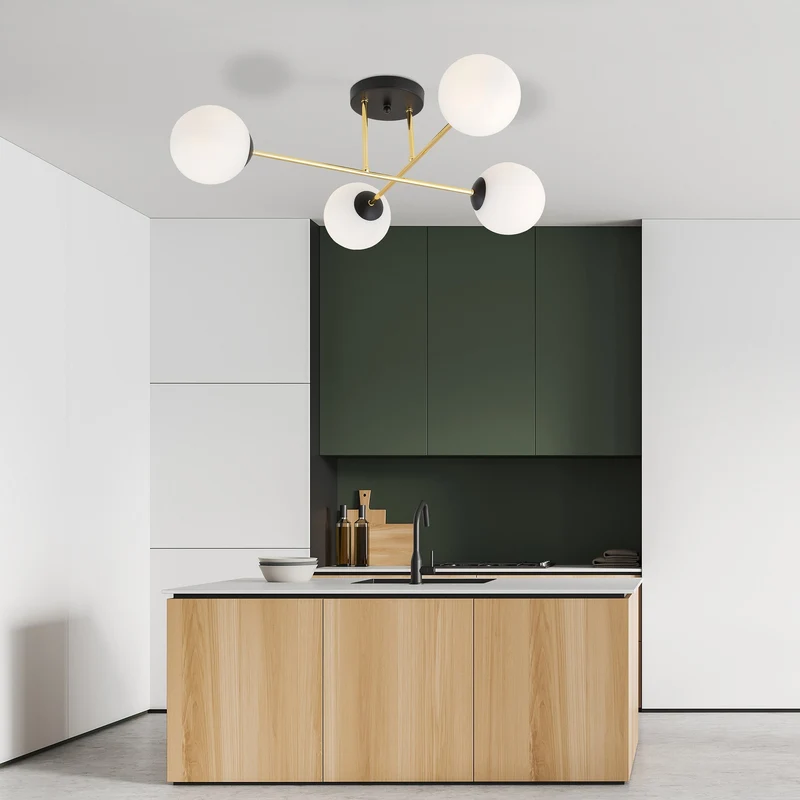 Plafonnier Vintage Laiton