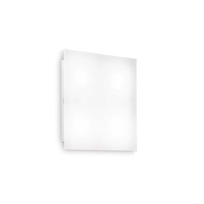 Plafonnier Applique Blanc Carré