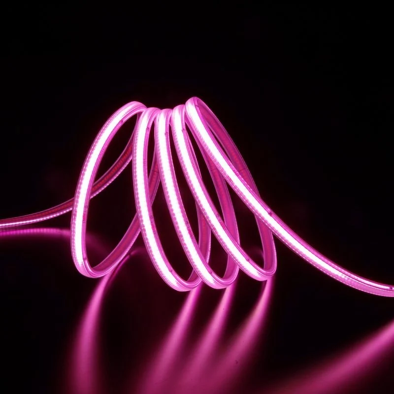 Ruban LED COB 50M AC 296 LED/m 220V 10W/m IP65 - Rose