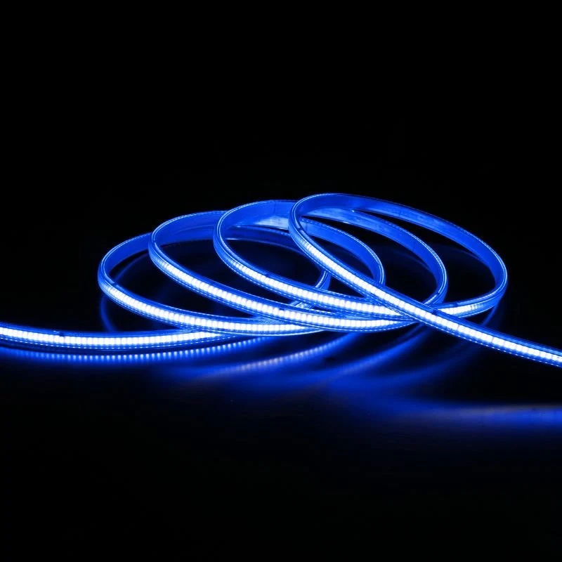 Ruban LED COB 50M AC 296 LED/m 220V 10W/m IP65 - Bleu