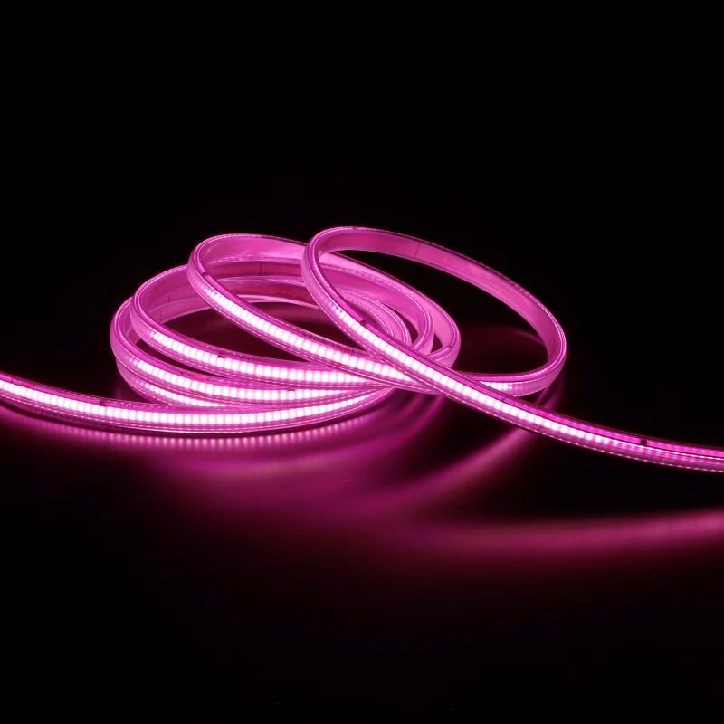 Ruban LED COB 25M AC 296 LED/m 220V 10W/m IP65 - Rose