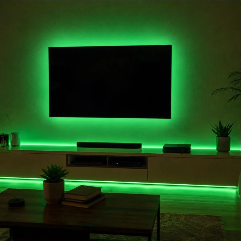 Ruban LED COB 25M AC 296 LED/m 220V 10W/m IP65 - Vert