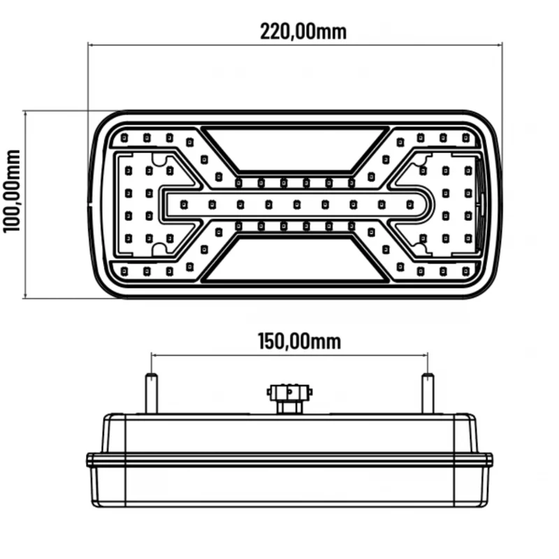 Feu arrière à LED X-Spider