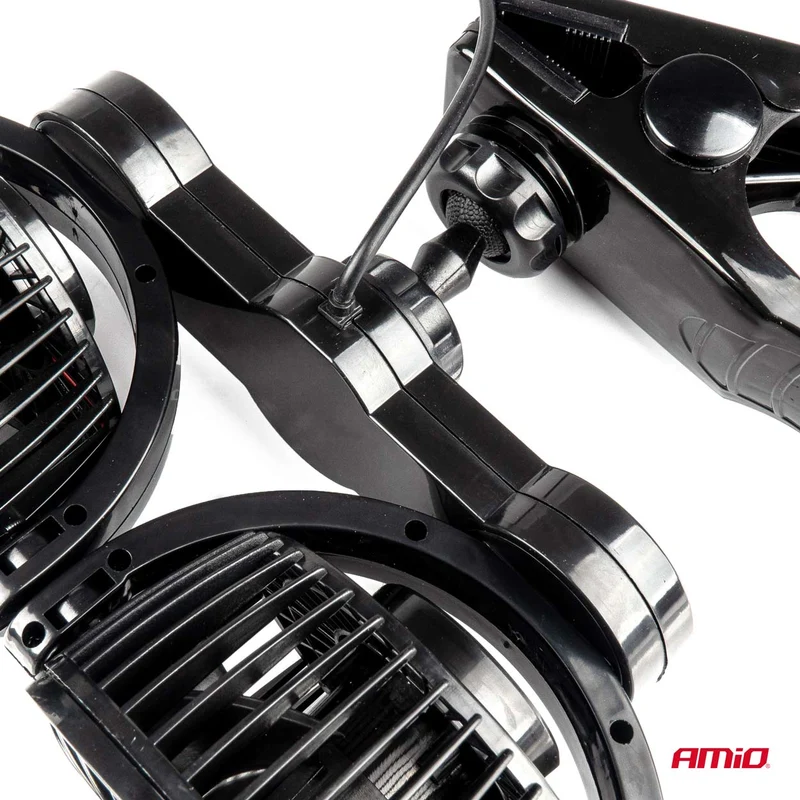 Ventilateur double 12 V avec clip