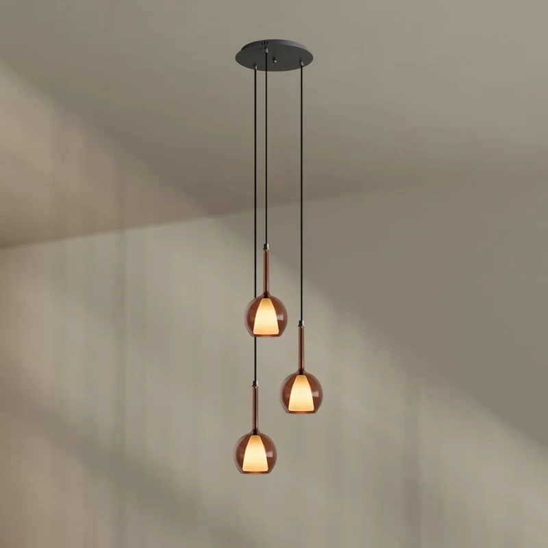 s.luce Belluna Galerieleuchte 3-flammig Ø 40cm Baldachin