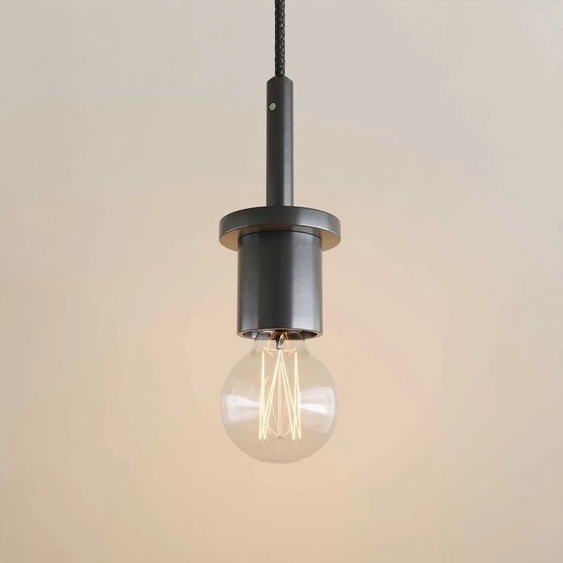 s.luce Echos Glas-Hängelampe Aufhängung 150cm Schwarz
