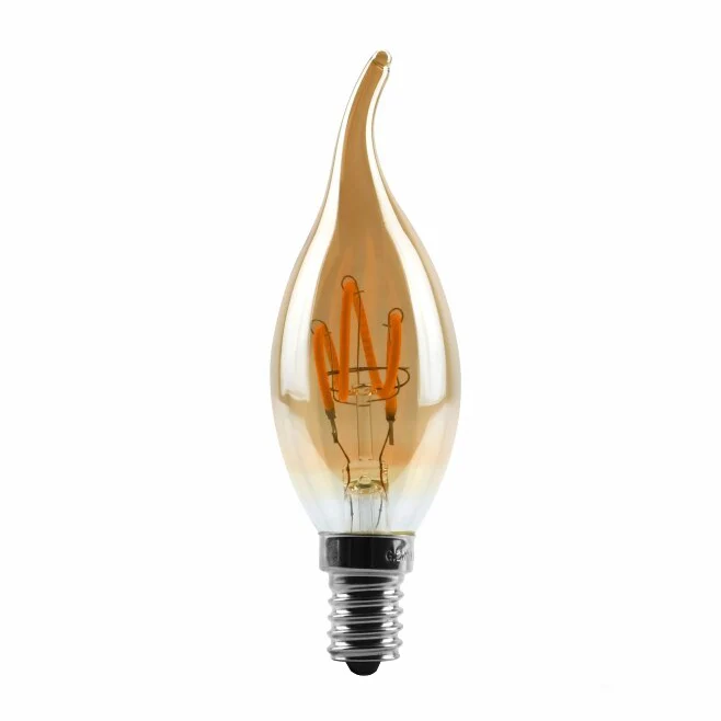 Ampoule LED C35L Filament Culot E14 (Ambrée)