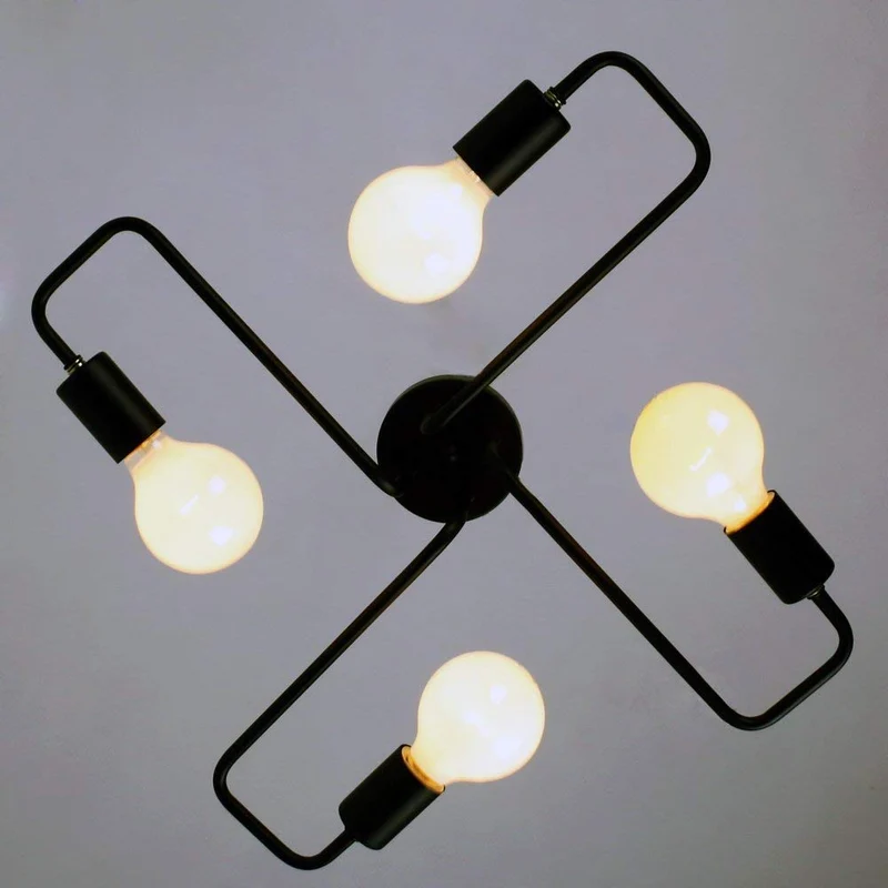 Lustre Plafond Moderne Quattro