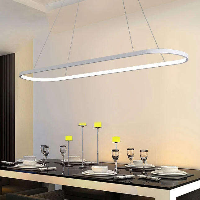 Lustre Blanc Salle à Manger Concavo
