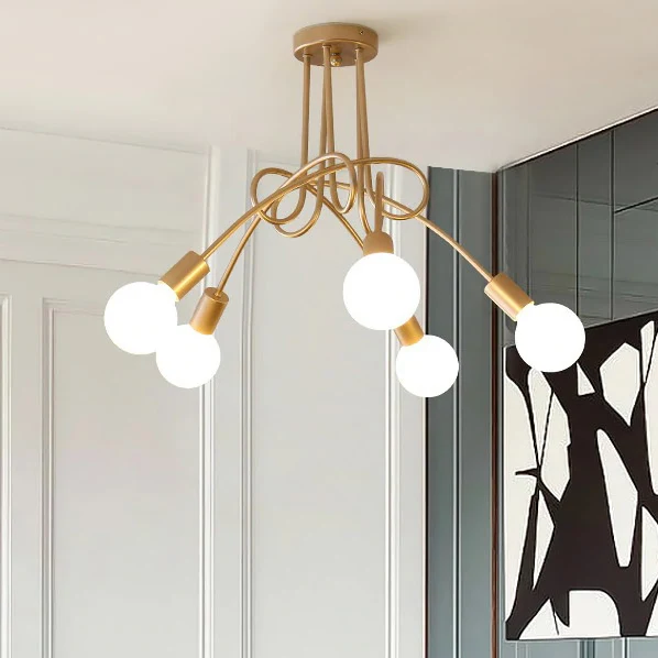 Lustre Suspension Doré Sostioni
