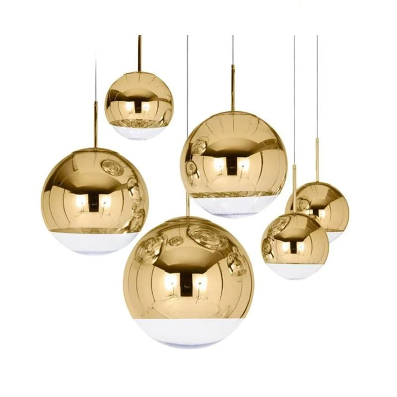 Lustre Boule Dorée Splendido