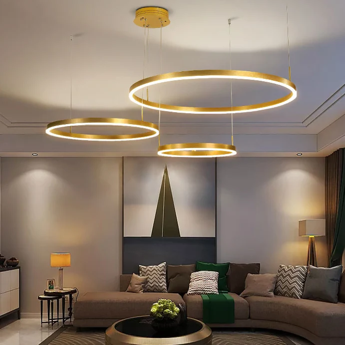 Lustre Suspendu Salon Triplo