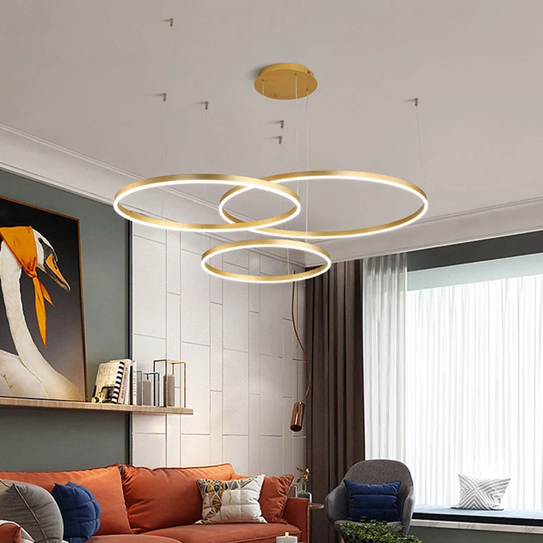 Lustre Suspendu Salon Triplo