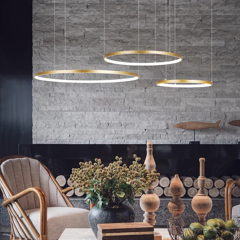 Lustre Suspendu Salon Triplo