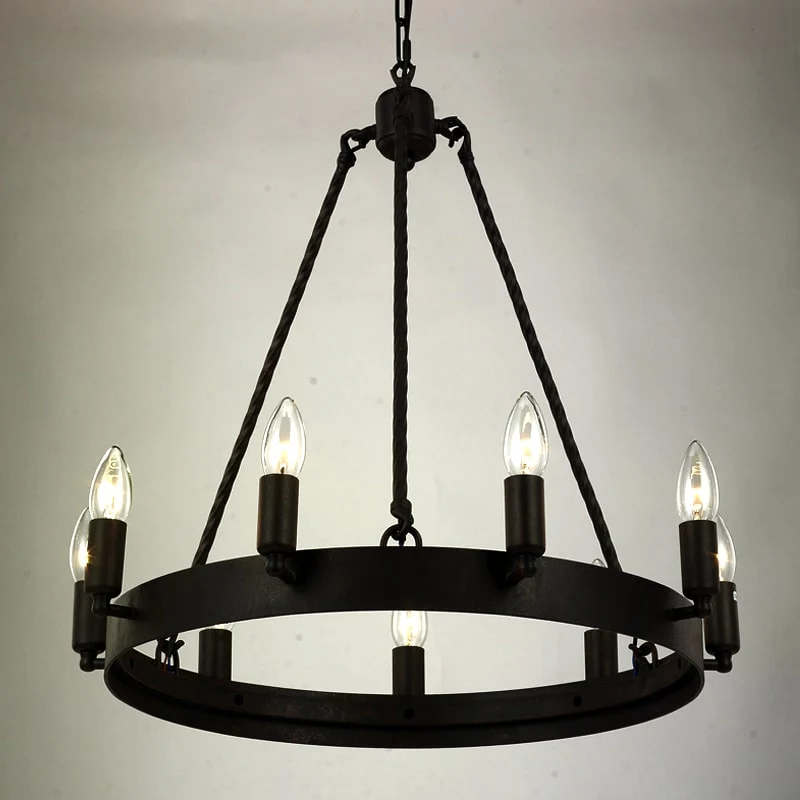 Lustre fer forgé Vecchio