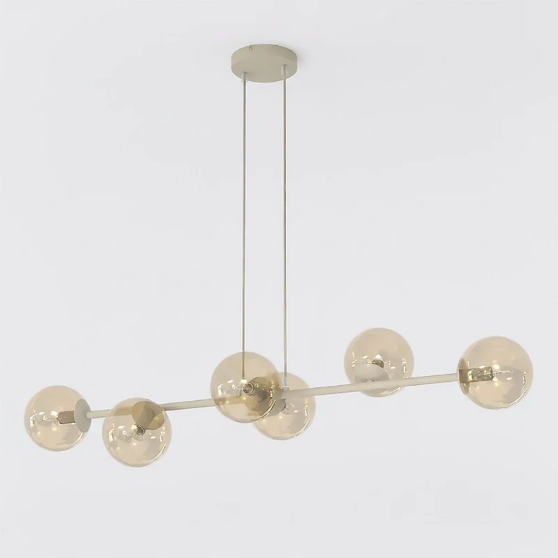 Suspension Verre Blanc Ambiance Chaleureuse