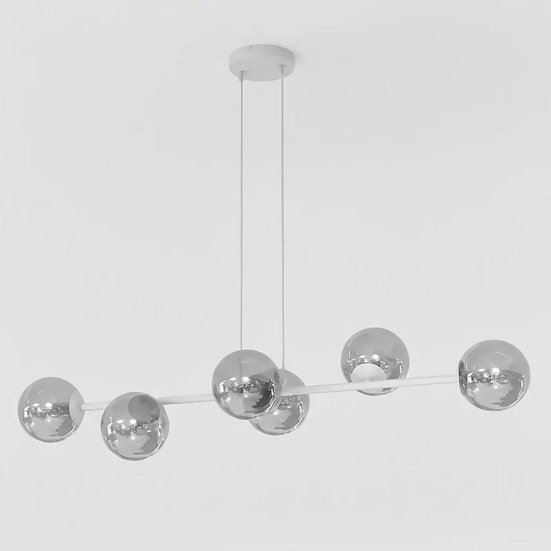 Suspension Verre Blanc Ambiance Chaleureuse